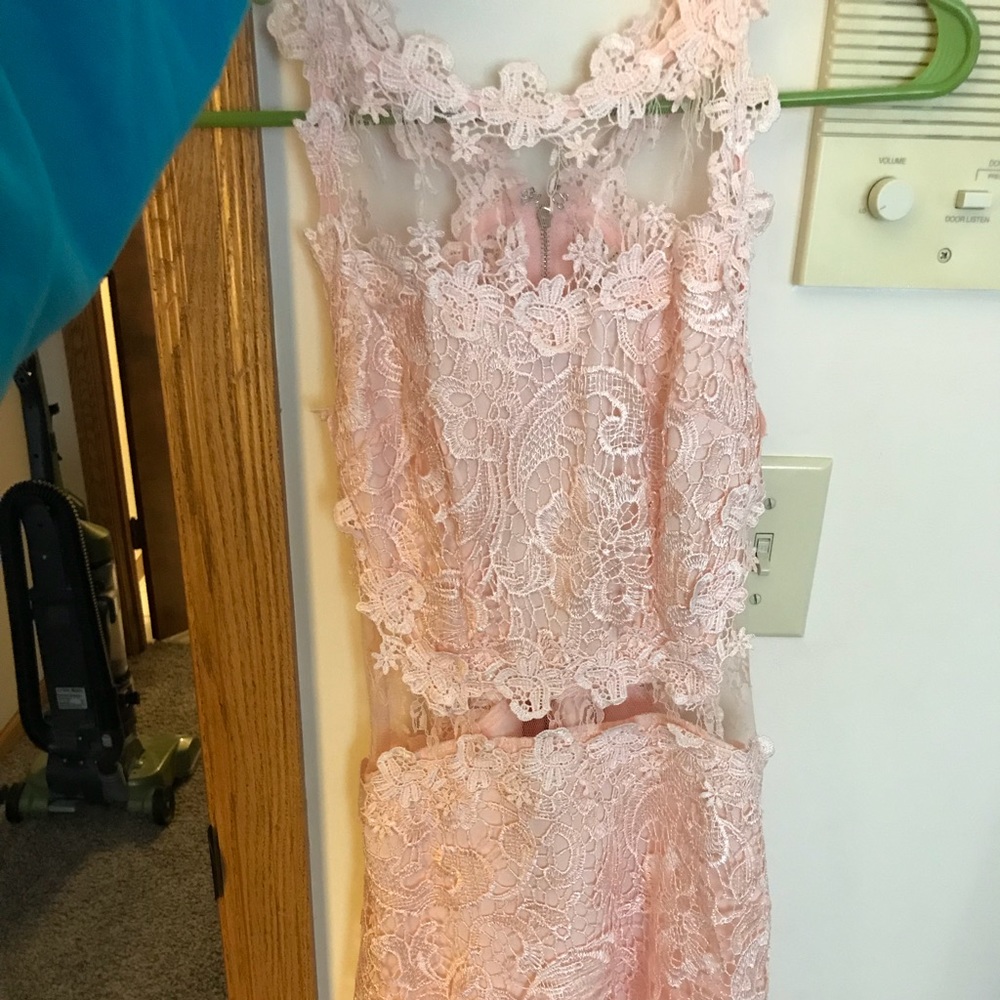 Light pink formal dress